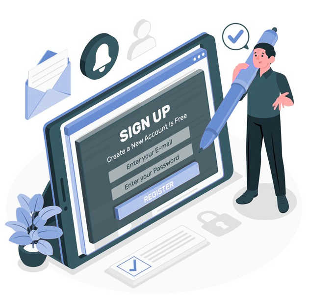 Login page banner